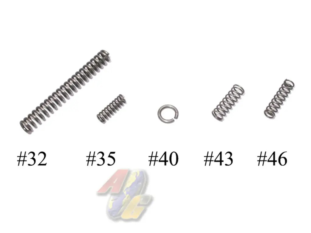 [WII-2233] Wii Tech Trigger Box Spring Set #32 #35 #40 #43 #46 for Tokyo Marui M4 MWS GBB Series