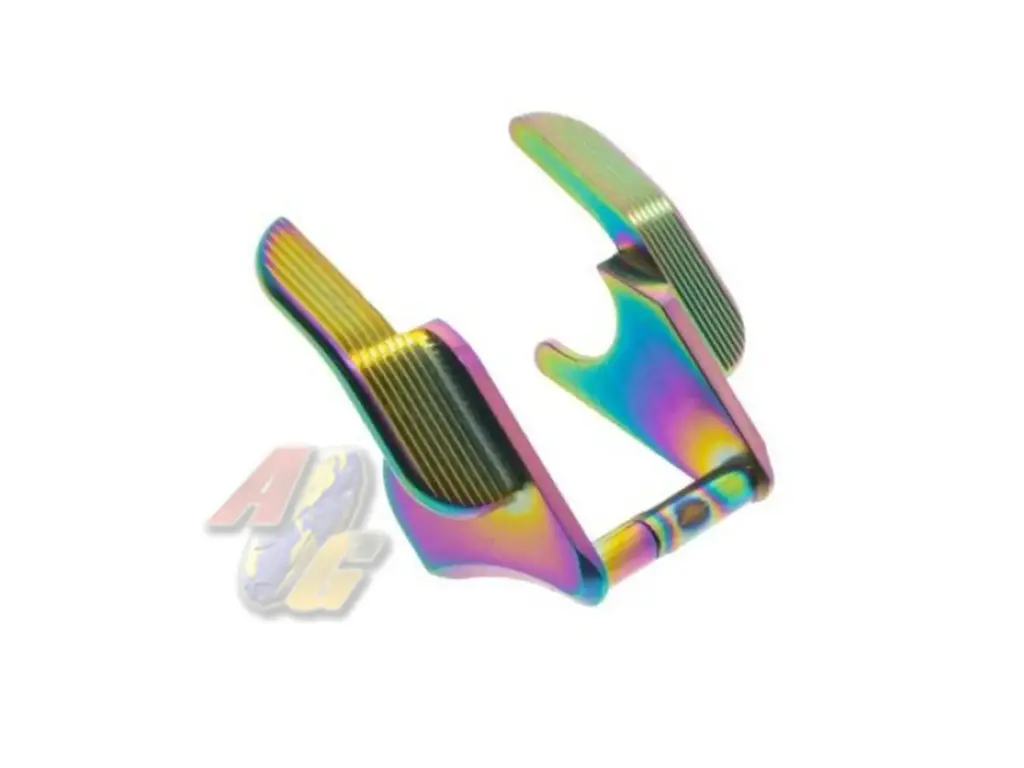 COWCOW Technology Match Grade Stainless Steel Thumb Safety for Tokyo Marui Hi-Capa Series GBB ( Rainbow )