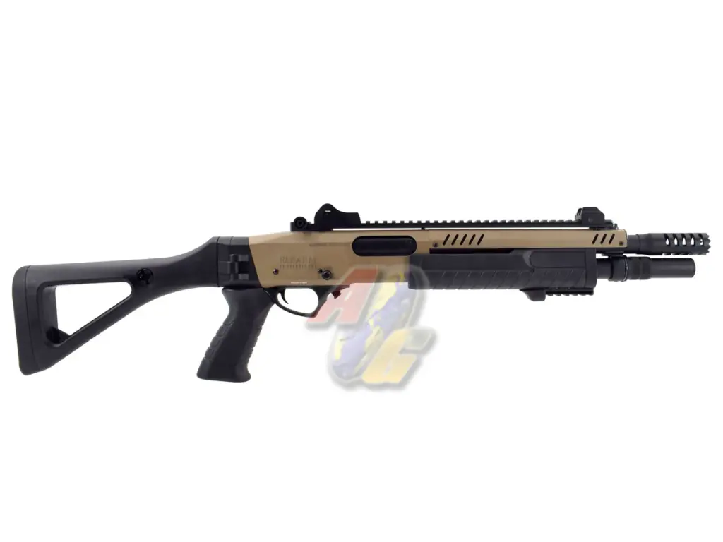 BO Manufacture FABARM STF/12 Compact 11" Gas Pump Action Shotgun - Dark Earth