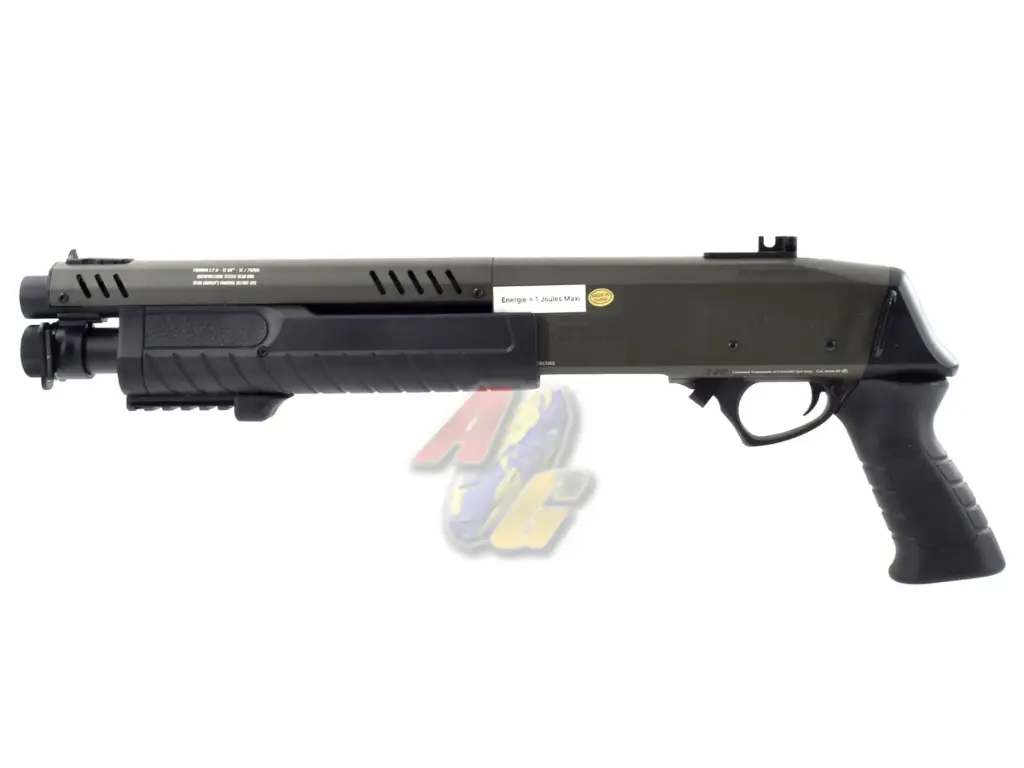 BO Manufacture FABARM STF/12 Short Initial 11" Gas Pump Action Shotgun - OD