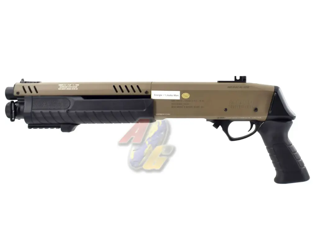 BO Manufacture FABARM STF/12 Short Initial 11" Gas Pump Action Shotgun - Flat Dark Earth