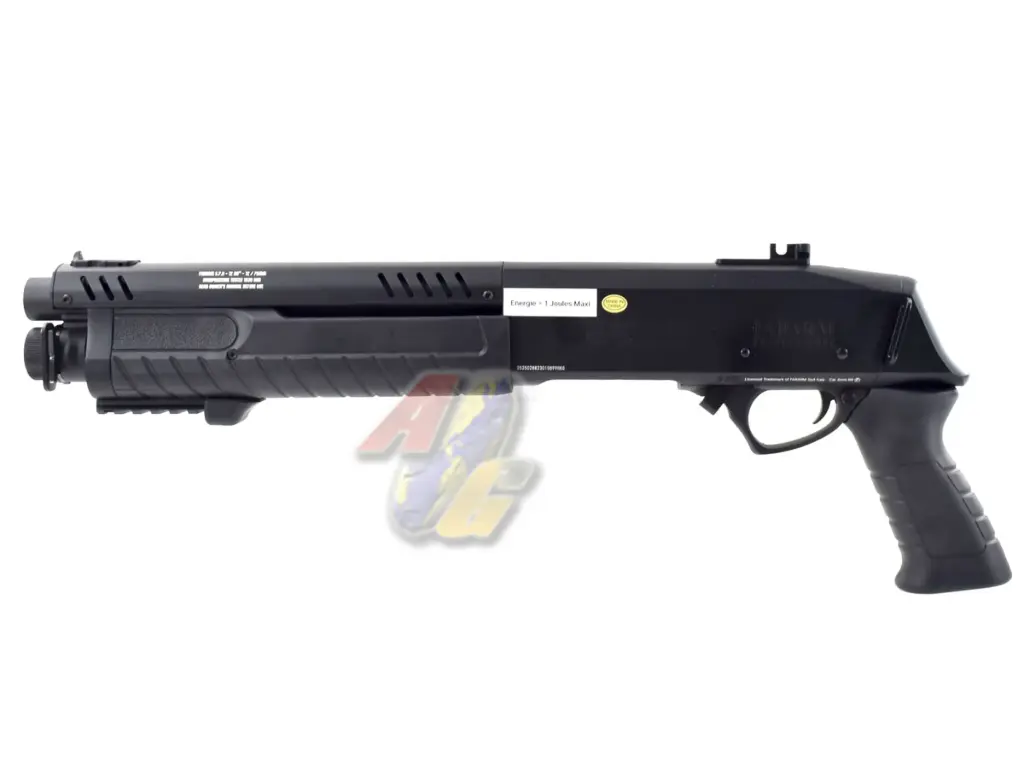 BO Manufacture FABARM STF/12 Short Initial 11" Gas Pump Action Shotgun - Black