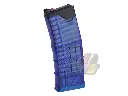 EMG Lancer Systems Licensed L5AWM 5.56 30 Rounds MWS Gas Magazine -Training Blue (by CYMA)