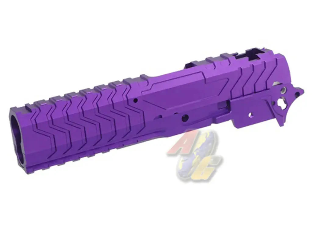 5KU CNC Aluminum Matrix Silde and Frame for Tokyo Marui Hi-Capa Series GBB (Purple)