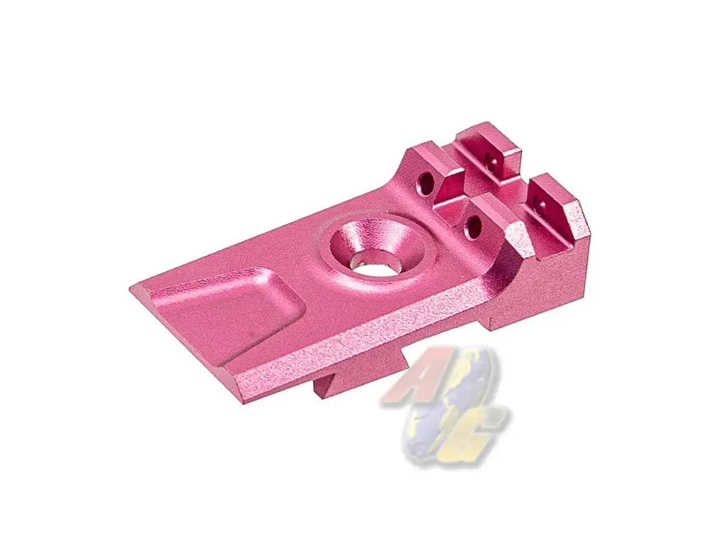 LA Capa Customs Aluminum Lightweight 5.1 Fiber Optic Rear Sight for Tokyo Marui Hi-Capa GBB Series - Pink