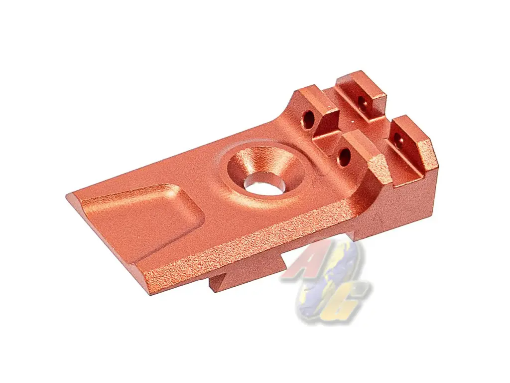 LA Capa Customs Aluminum Lightweight 5.1 Fiber Optic Rear Sight for Tokyo Marui Hi-Capa GBB Series - Orange