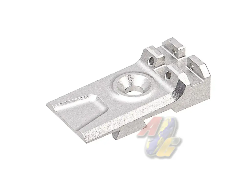 LA Capa Customs Aluminum Lightweight 5.1 Fiber Optic Rear Sight for Tokyo Marui Hi-Capa GBB Series - Silver