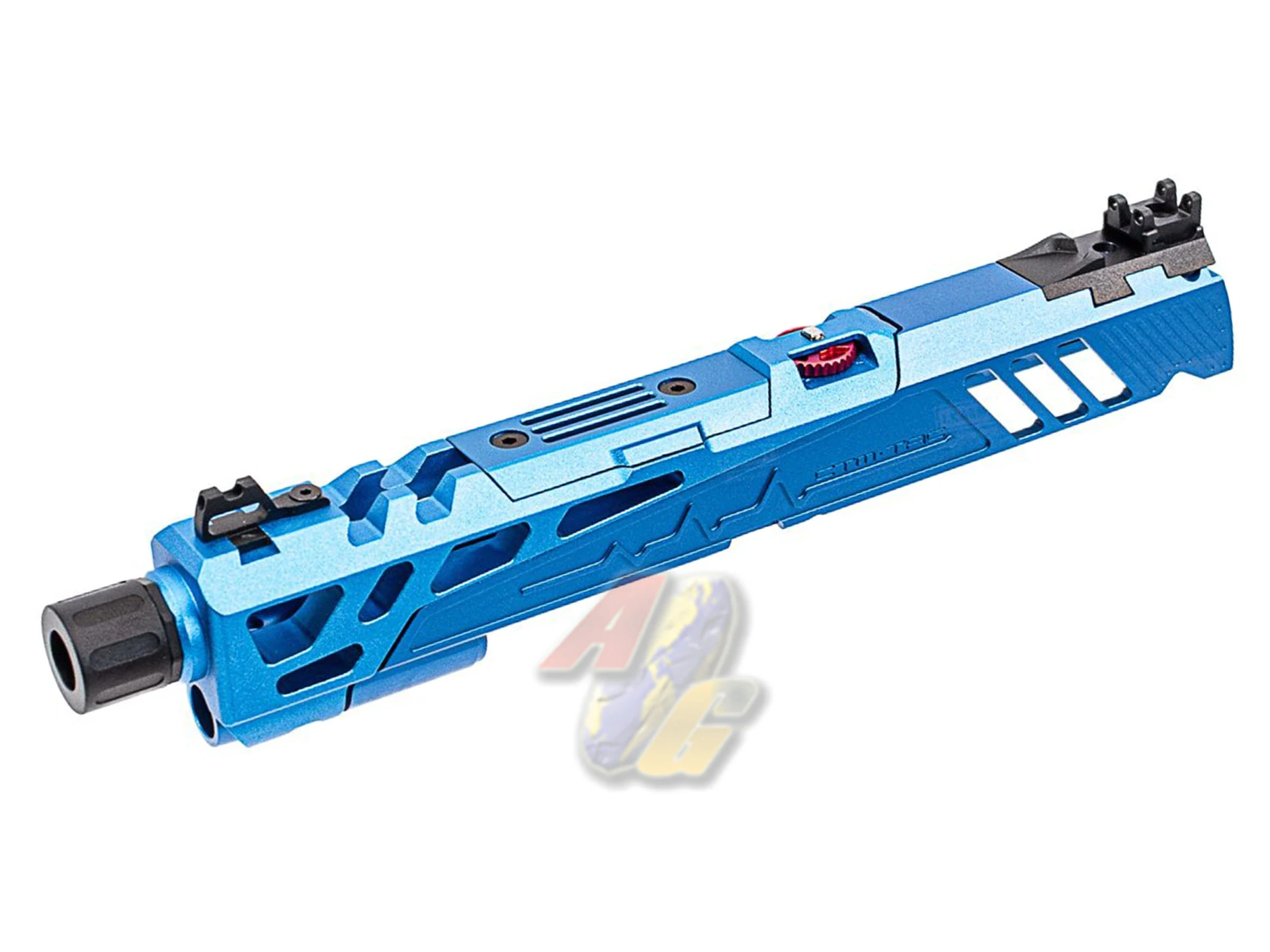 [CTM-0166] CTM Tac Flatline Split-Slide for Tokyo Marui Hi-Capa GBB Series - Blue