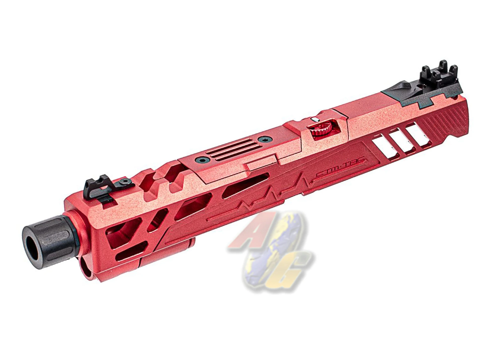 [CTM-0167] CTM Tac Flatline Split-Slide for Tokyo Marui Hi-Capa GBB Series - Red
