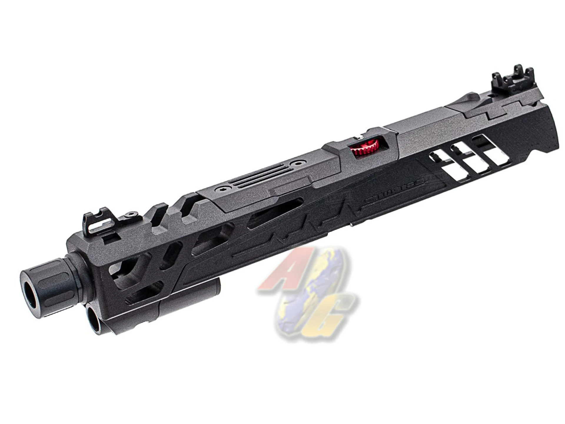 [CTM-0163] CTM Tac Flatline Split-Slide for Tokyo Marui Hi-Capa GBB Series - Black