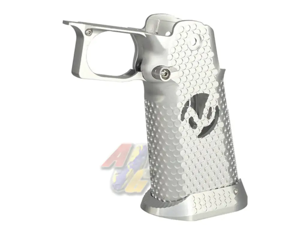 5KU CNC Aluminum Grip Type.3 for Tokyo Marui Hi-Capa Series GBB (Infinity) (Silver)