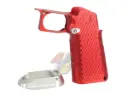 5KU CNC Aluminum Grip Type.1 for Tokyo Marui Hi-Capa Series GBB (Red)