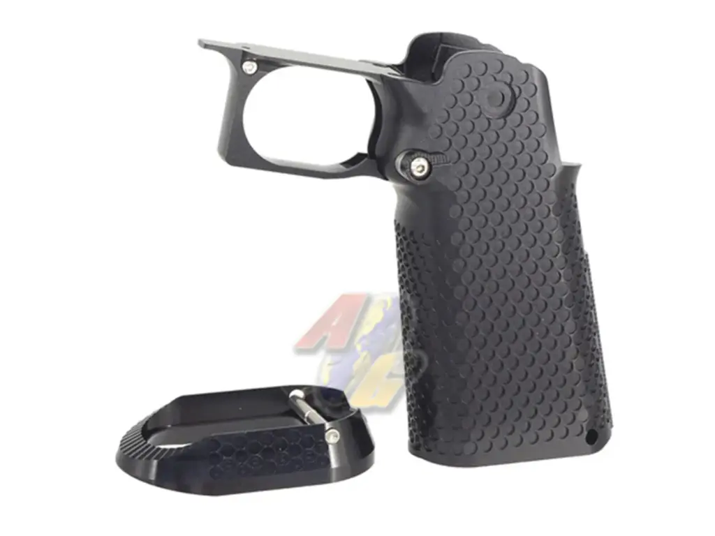 5KU CNC Aluminum Grip Type.1 for Tokyo Marui Hi-Capa Series GBB (Black)