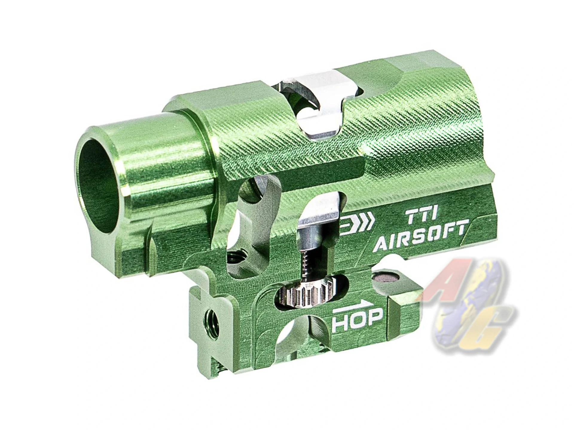 [TTI-P0031-GREEN] TTI Airsoft Infinity Marui Spec Hi-Capa One Piece Full CNC TDC Hop-Up Chamber - Green