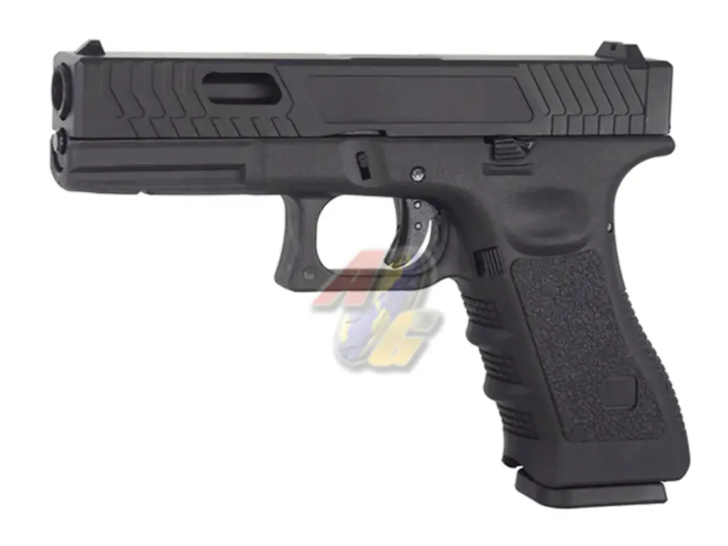 E&C Combat Master G17 GBB Pistol (Black Barrel)