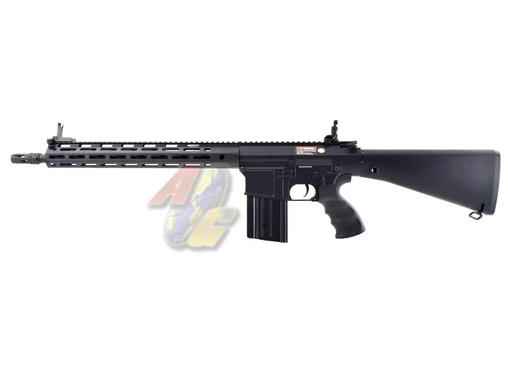 Golden Eagle Metal SR25K URX4 16" M-Lok AEG Rifle with Mosfet - Black