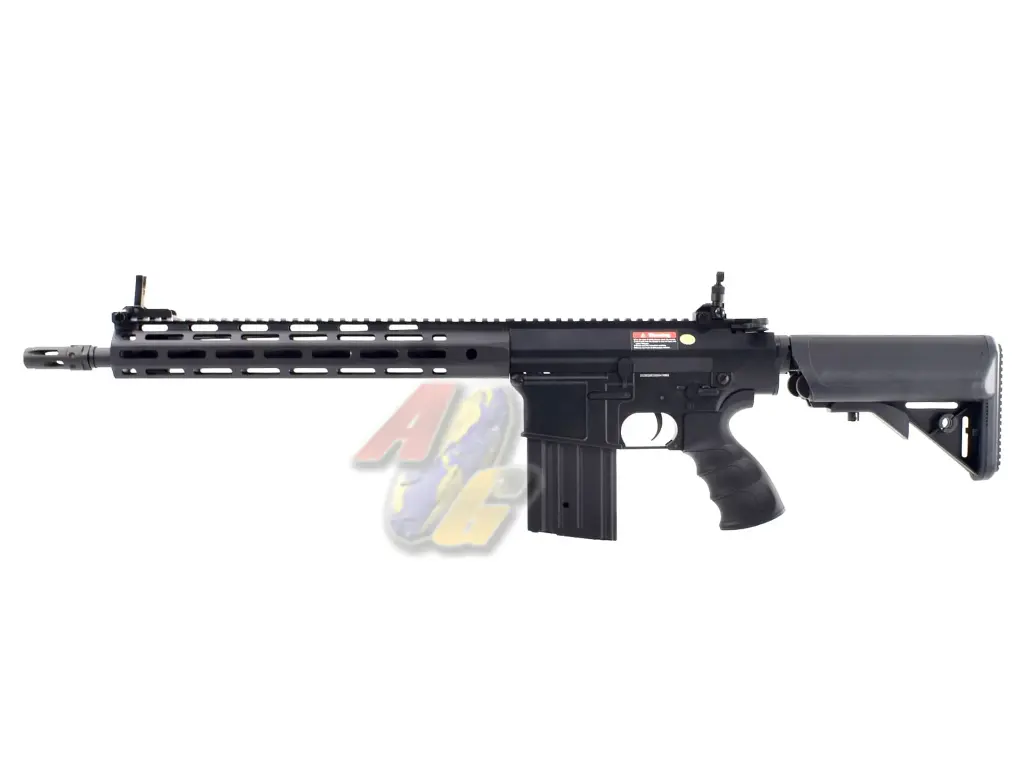 Golden Eagle Metal SR25K URX4 14.5" M-Lok AEG Rifle with Mosfet - Black