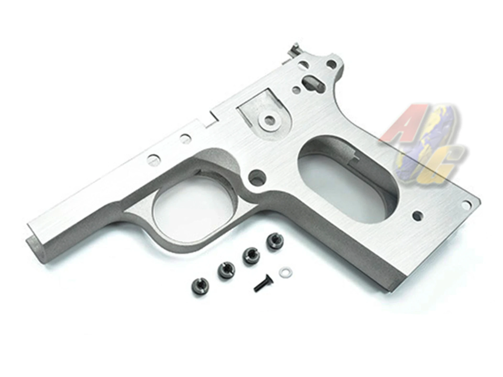 Guarder Aluminum Frame for Tokyo Marui V10 GBB Series - CERAMIC (Silver Polishing)