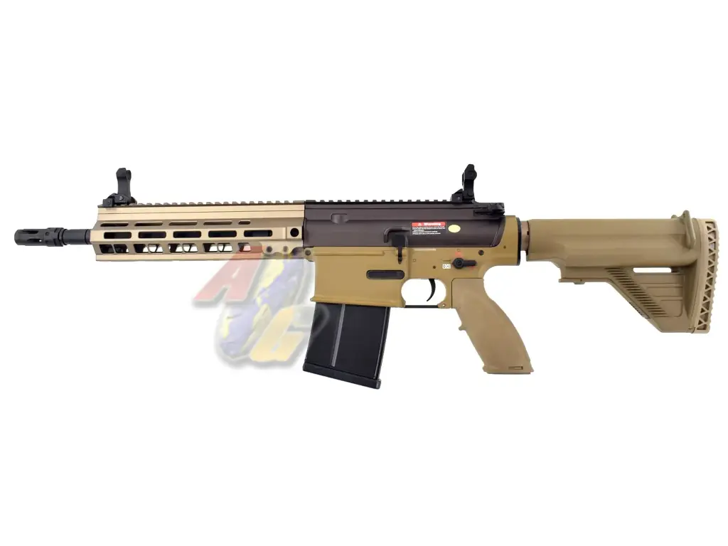 [GE-AEG-E6907MT] Golden Eagle 417 SMR 9.5 M-Lok Full Metal AEG with Mosfet - Cerakote Tan