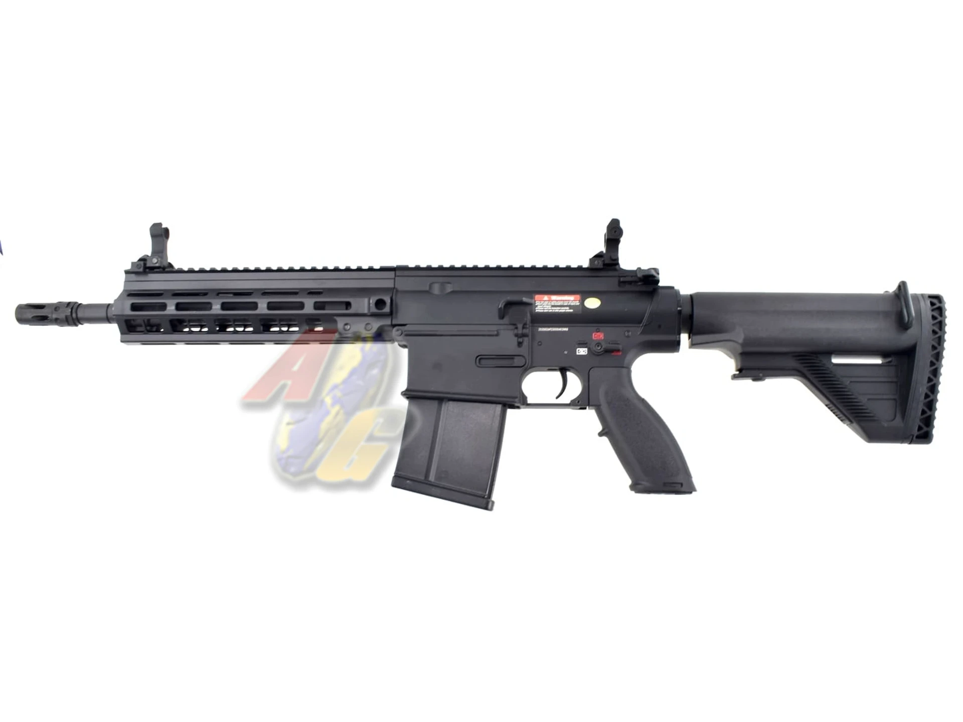[GE-AEG-E6907M] Golden Eagle 417 SMR 9.5 M-Lok Full Metal AEG with Mosfet - Black