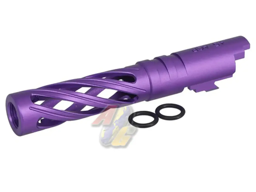 5KU 4.3 Aluminum Hollow Outer Barrel for Tokyo Marui Hi-Capa 4.3 Series GBB (Purple, 11mm+)