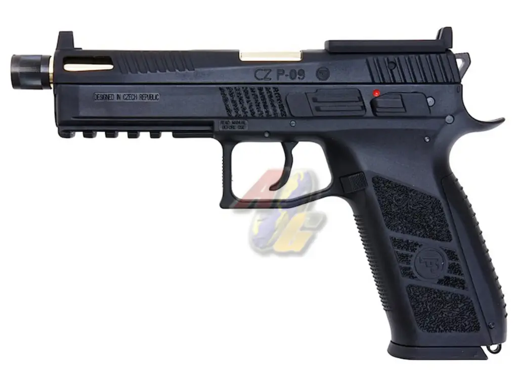KJ Works P-09 OR Optics Ready GBB Pistol with Thread Barrel