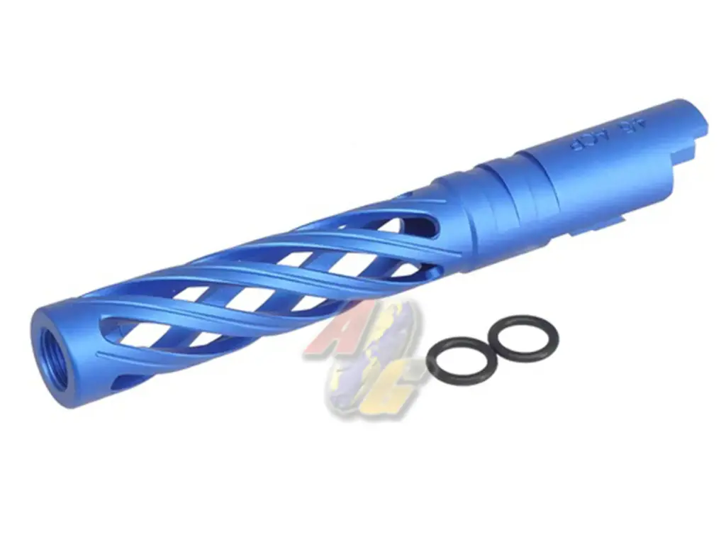 5KU 5.1 Aluminum Hollow Outer Barrel for Tokyo Marui Hi-Capa 5.1 Series GBB (Blue, 11mm+)