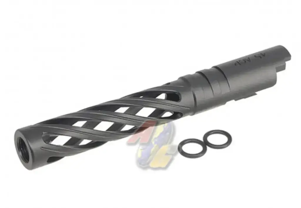 5KU 5.1 Aluminum Hollow Outer Barrel for Tokyo Marui Hi-Capa 5.1 Series GBB (Black, 11mm+)