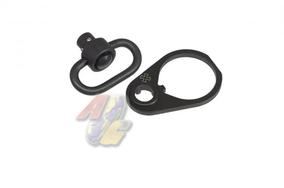 CGS Steel QD Sling End Plate for Tokyo Marui M4 Series GBB (MWS) (Noveske Licensed) (by CYMA)