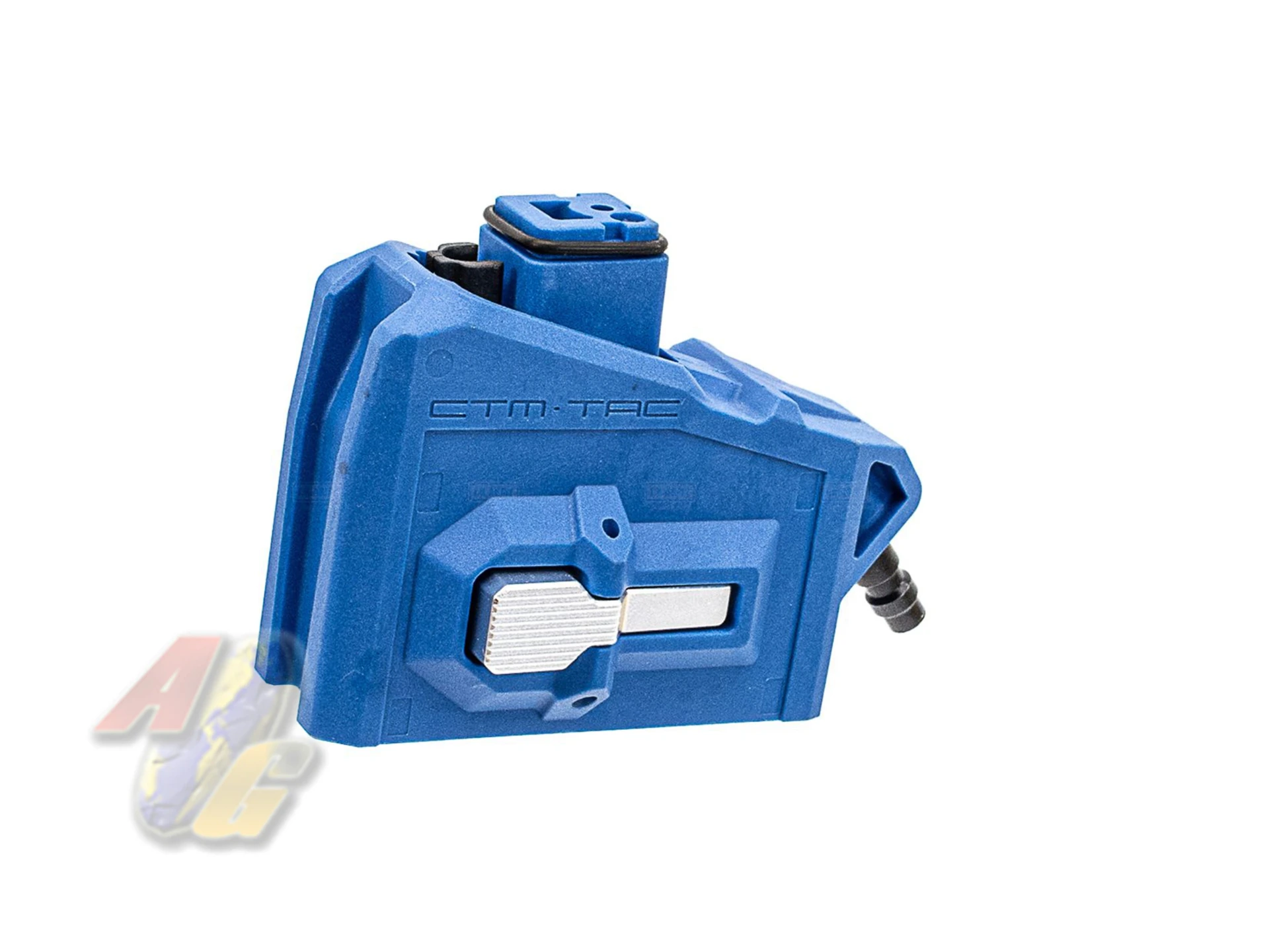 [CTM-0153] CTM Tac HPA M4 Magazine Adapter for Glock GBB Series, AAP-01 GBB Series - Blue/ Silver