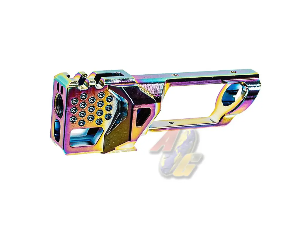 CTM Tac AAP-01 Fuku-2 CNC Aluminum Upper Compensator - Rainbow