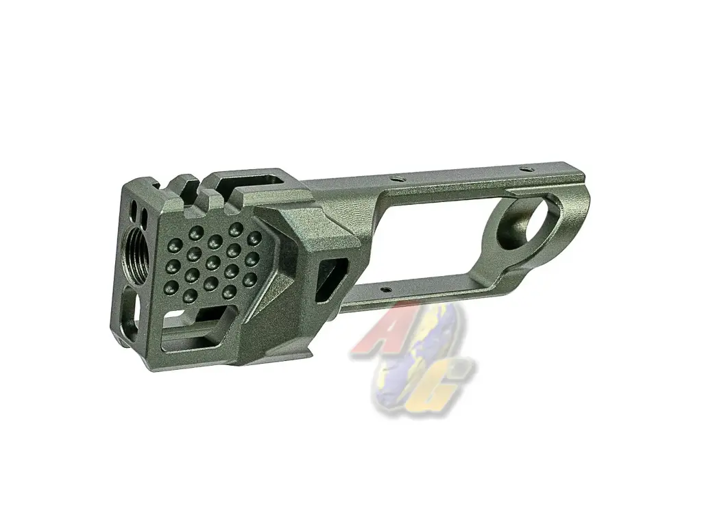 CTM Tac AAP-01 Fuku-2 CNC Aluminum Upper Compensator - Army Green