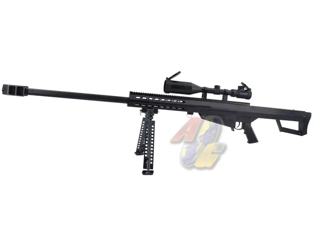 Snow Wolf BARRETT M82A1 Spring Sniper with 3-9x50E Scope (Black)