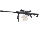Snow Wolf BARRETT M82A1 Spring Sniper with 3-9x50E Scope (Black)