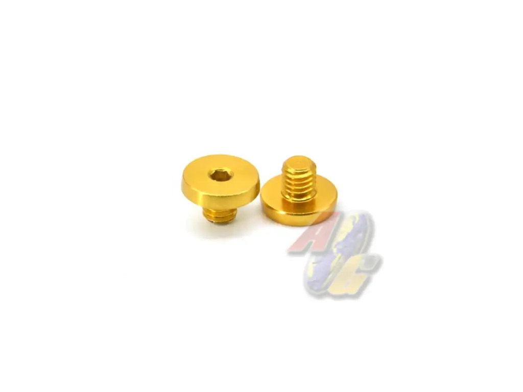 AIP 7075 Aluminum Grip Screws Type 5 for Tokyo Marui Hi-Capa Series GBB (Gold)