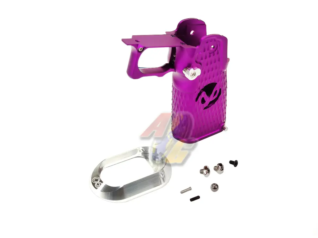 Gunsmith Bros SV Thought Rhombus Aluminum Grip for Hi-Capa GBB Series - Purple