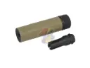 5KU DA Sandman-K Suppressor with 4 Prong Flash Hider (14mm-/ Tan)