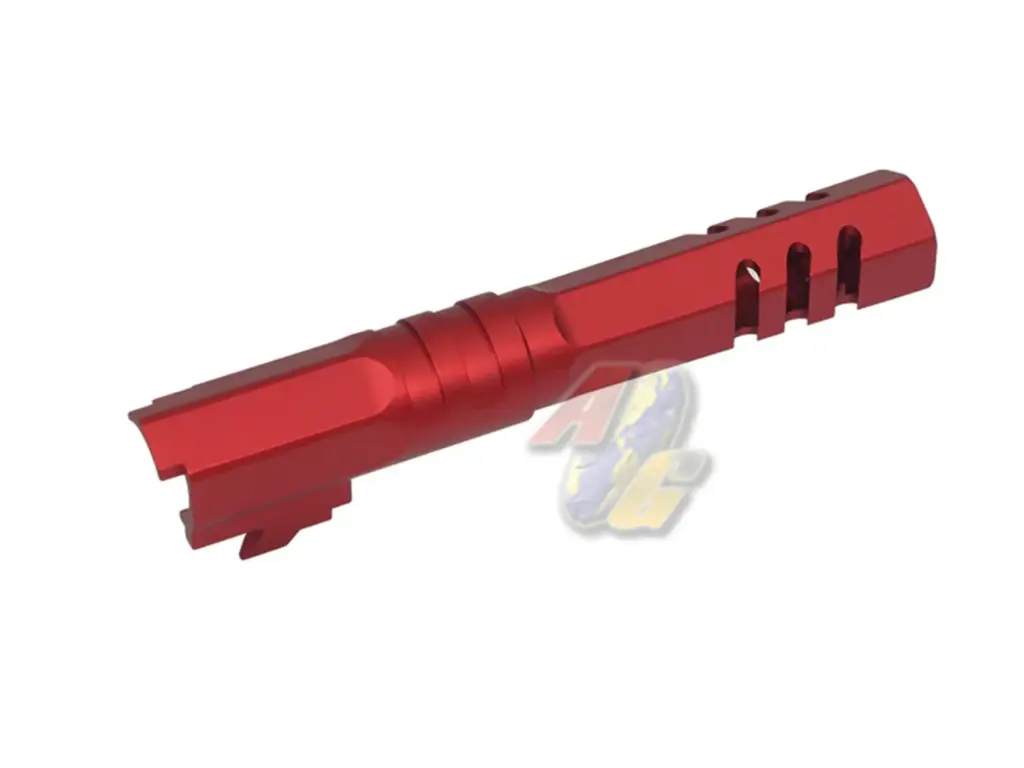 5KU 4.3 Aluminum Outer Barrel for Tokyo Marui Hi-Capa 4.3 Series GBB (Type 2, Red, 11mm+)