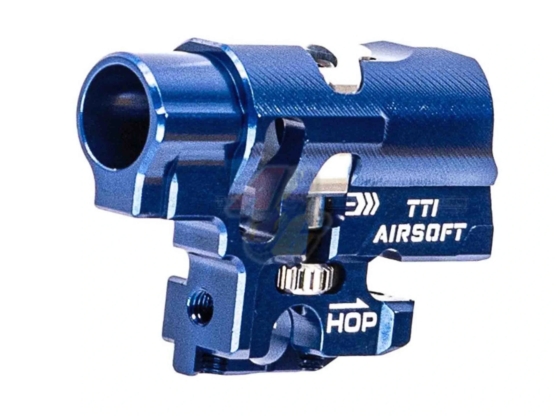 [TTI-P0031-BLUE] TTI Airsoft Infinity Marui Spec Hi-Capa One Piece Full CNC TDC Hop-Up Chamber - Blue