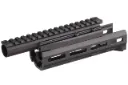 Hephaestus AK 6.5" M-Lok Handguard Rail Set with Railed Gas Tube for GHK/ LCT AK Series Airsoft Rifle (Type III Hard-Coat Anodized)