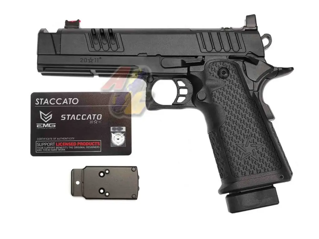 EMG Staccato Licensed XC 2011 GBB (VIP Grip/Standard/ Green Gas) (Gold/ Licensed)