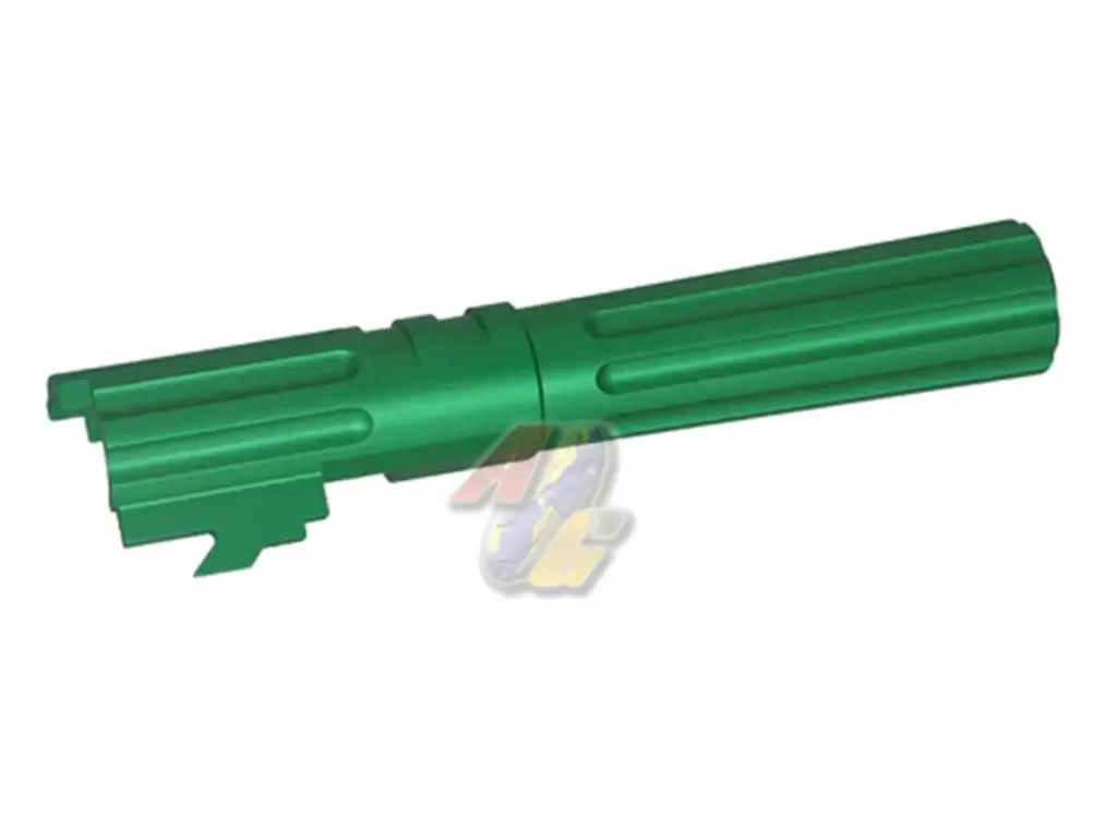 5KU 4.3 Aluminum Outer Barrel for Tokyo Marui Hi-Capa 4.3 Series GBB (Type 1, Green, 11mm+)