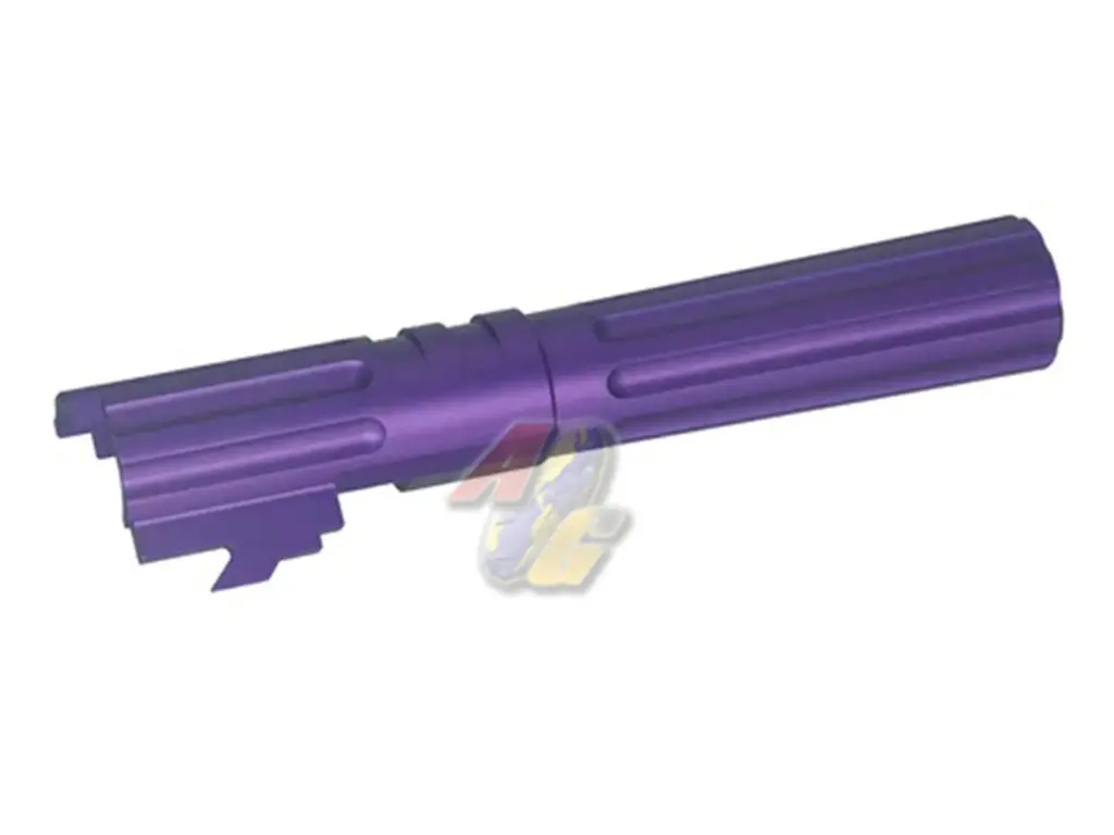 5KU 4.3 Aluminum Outer Barrel for Tokyo Marui Hi-Capa 4.3 Series GBB (Type 1, Purple, 11mm+)