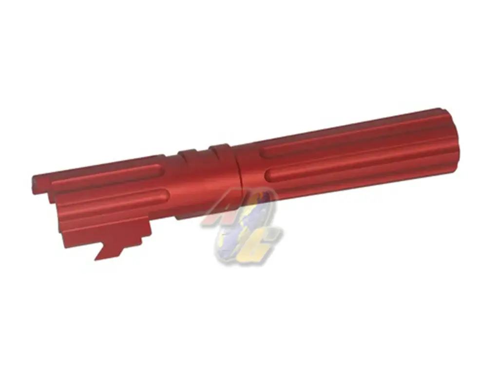 5KU 4.3 Aluminum Outer Barrel for Tokyo Marui Hi-Capa 4.3 Series GBB (Type 1, Red, 11mm+)