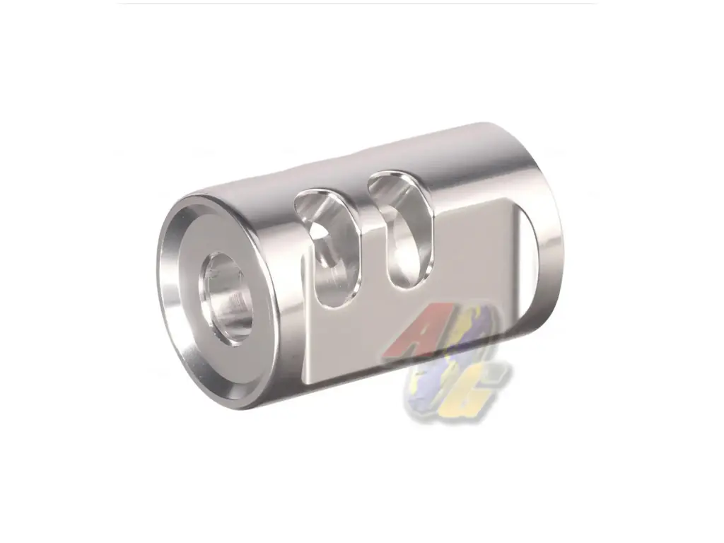 TTI Airsoft Type-A Compensator - Silver (14mm-)