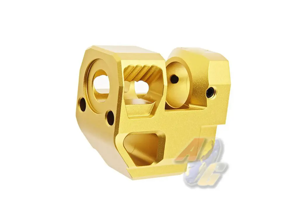 RGW SIG Sauer P320 KI Velocity Aluminum Compensator (Gold) (14mm-)