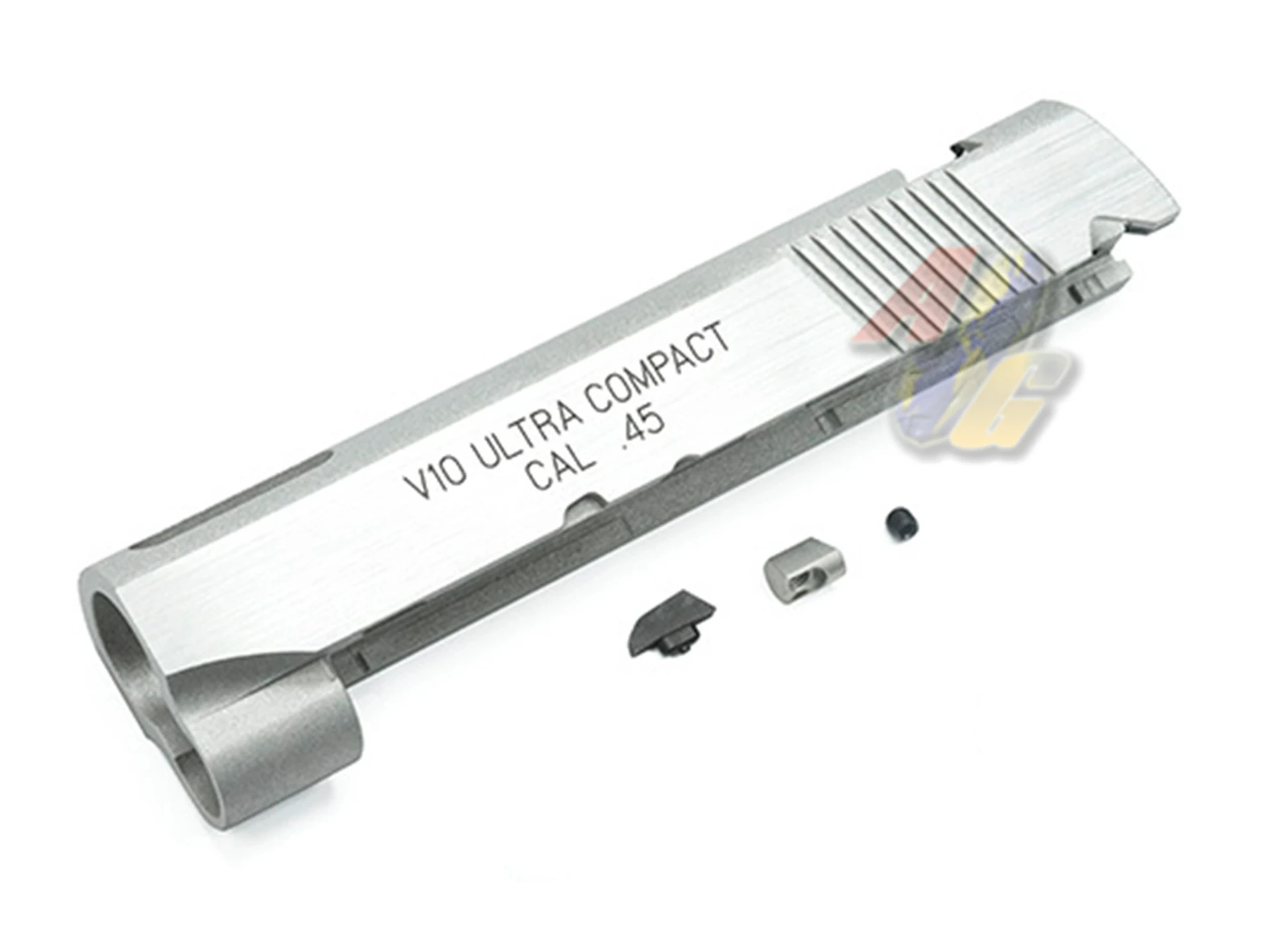 Guarder Aluminum Slide for Tokyo Marui V10 GBB Series - Silver Polishing