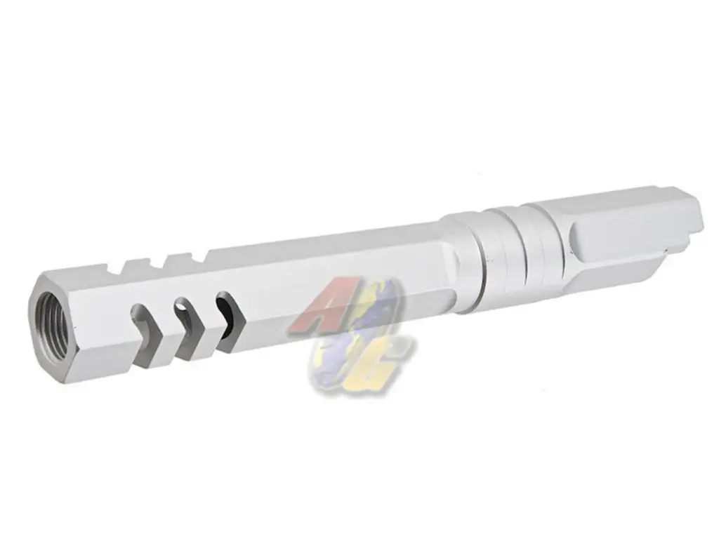 5KU 5.1 Aluminum Outer Barrel for Tokyo Marui Hi-Capa 5.1 Series GBB (Type 2, Silver, 11mm+)