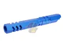5KU 5.1 Aluminum Outer Barrel for Tokyo Marui Hi-Capa 5.1 Series GBB (Type 2, Blue, 11mm+)