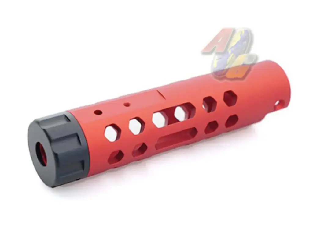 5KU CNC Aluminum Outer Barrel for Action Army AAP-01 GBB (Type A/ Red)